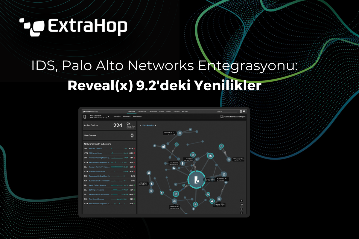 IDS, Palo Alto Networks Entegrasyonu: Reveal(x) 9.2'deki Yenilikler